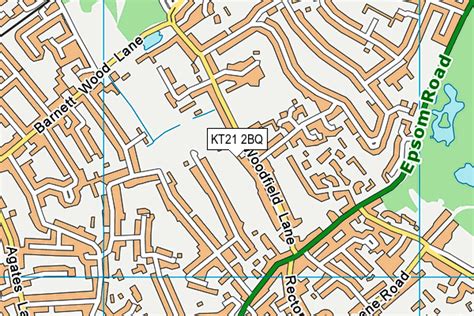 kt21|Map of KT21 2DB postcode .